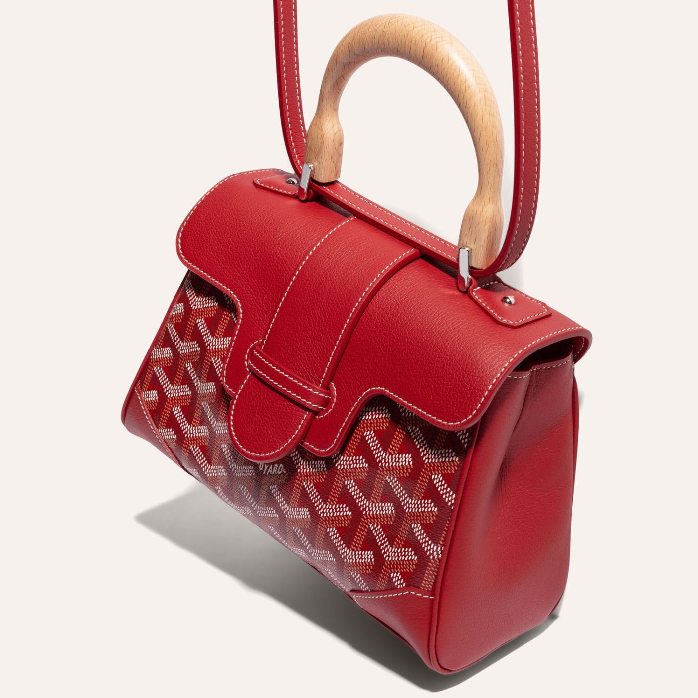 Goyard Saigon Souple Mini Bag Red - Image 3